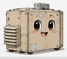 はつでんきくん（ひじょうようはつでんきのキャラクター）